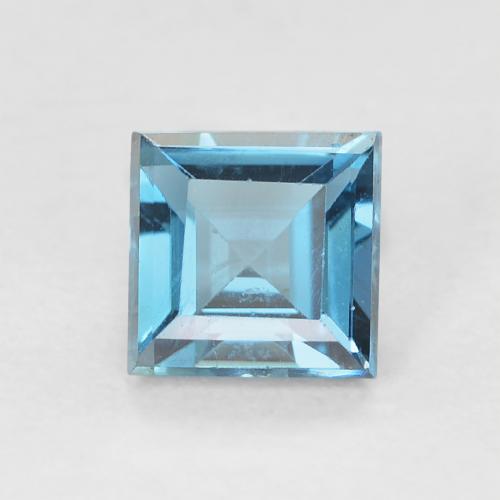 0.79ct Натуральный Лондон-Блю Топаз, Квадрат, Чистота VVS