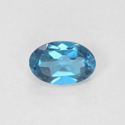 0.59ct Натуральный Лондон-Блю Топаз, Овал, VVS-VS
