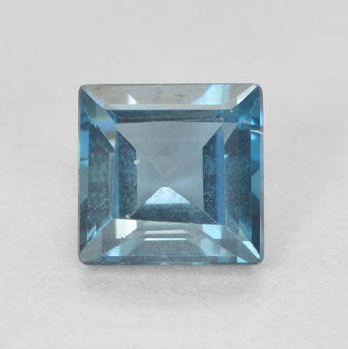 0.79ct Натуральный Лондон-Блю Топаз, Квадрат, Чистота VVS