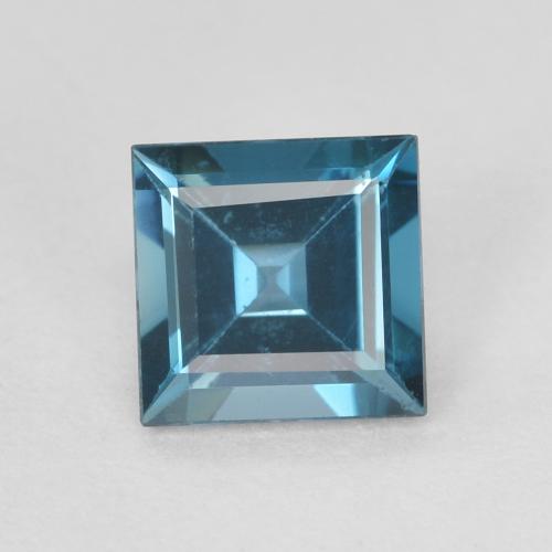 0.70ct Натуральный Лондон-Блю Топаз, Квадрат, Чистота VVS