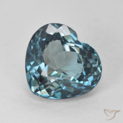 4.70ct Натуральный Лондон-Блю Топаз, Сердце, VVS-VS