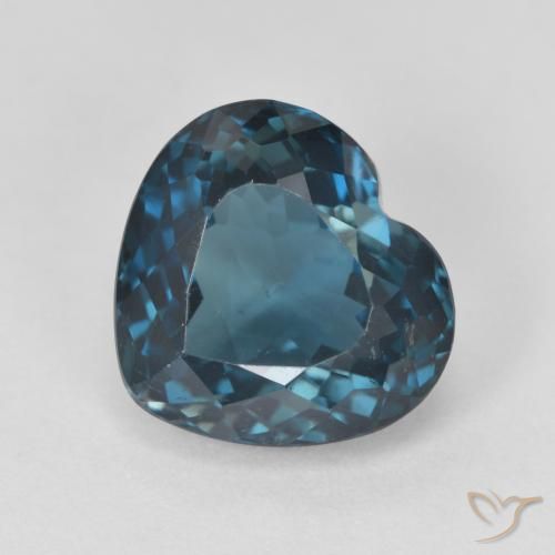 4.73ct Натуральный Лондон-Блю Топаз, Сердце, VVS-VS
