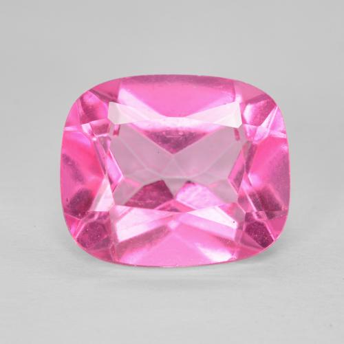 6.41ct Натуральный Medium Dark-Pink Топаз, Подушка, Чистота VVS