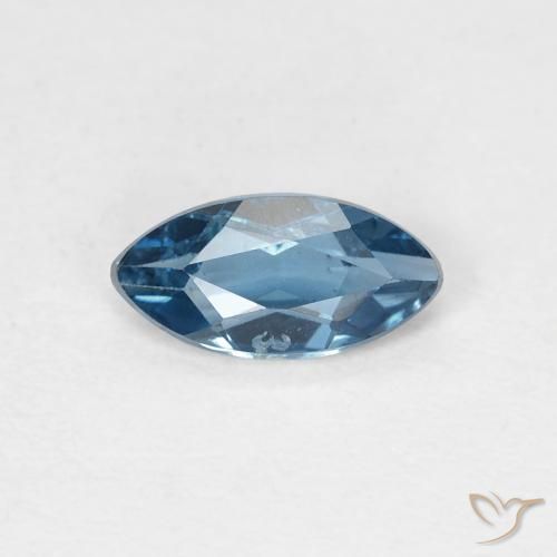 0.56ct Натуральный Лондон-Блю Топаз, Маркиза, Чистота VS
