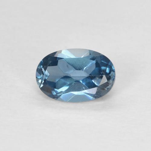 0.66ct Натуральный Лондон-Блю Топаз, Овал, Чистота VS