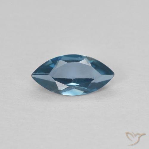 0.46ct Натуральный Лондон-Блю Топаз, Маркиза, Чистота VS
