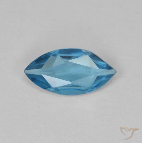 0.46ct Натуральный Лондон-Блю Топаз, Маркиза, Чистота VVS