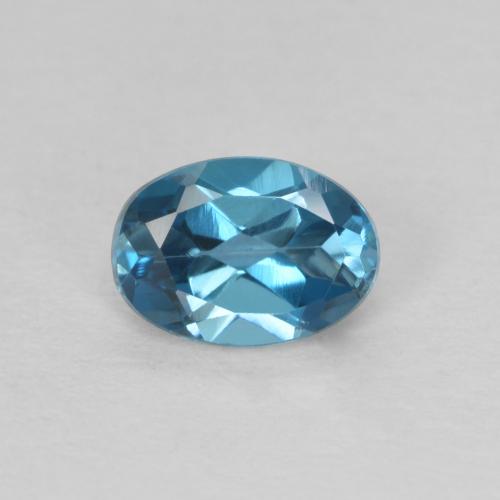0.58ct Натуральный Лондон-Блю Топаз, Овал, Чистота VVS