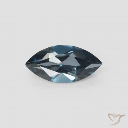 0.63ct Натуральный Лондон-Блю Топаз, Маркиза, VVS-VS