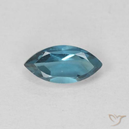 0.58ct Натуральный Лондон-Блю Топаз, Маркиза, VVS-VS