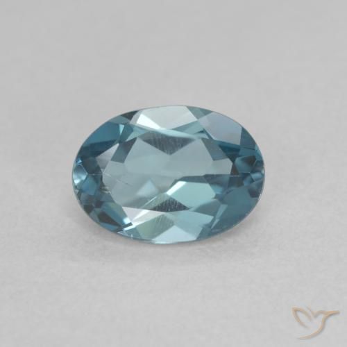 1.04ct Натуральный Лондон-Блю Топаз, Овал, VVS-VS