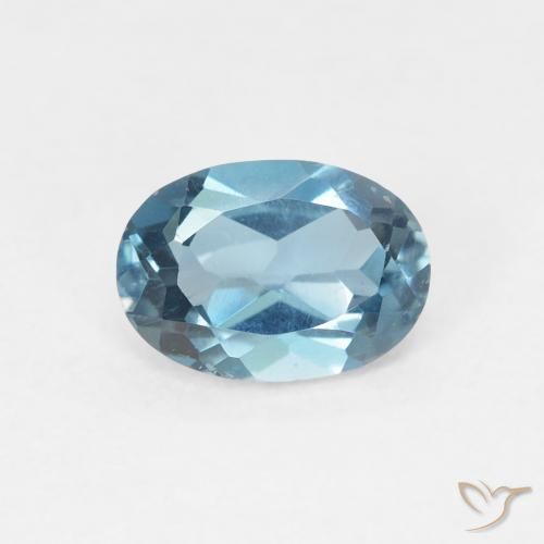 1.03ct Натуральный Лондон-Блю Топаз, Овал, Чистота VVS