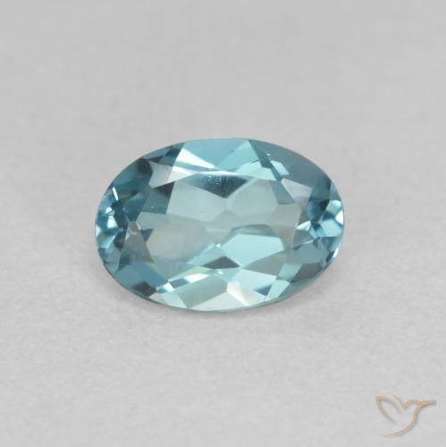 1.03ct Натуральный Лондон-Блю Топаз, Овал, Чистота VVS