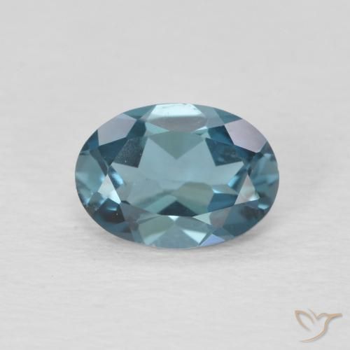 0.95ct Натуральный Лондон-Блю Топаз, Овал, Чистота VVS