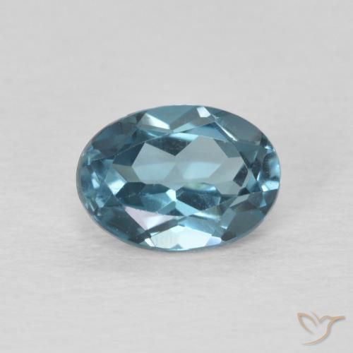 1.11ct Натуральный Лондон-Блю Топаз, Овал, Чистота VVS