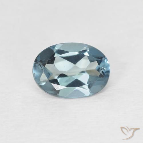 0.87ct Натуральный Лондон-Блю Топаз, Овал, VVS-VS