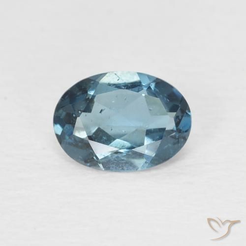 0.92ct Натуральный Лондон-Блю Топаз, Овал, Чистота VS