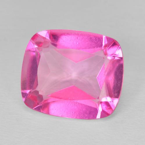 9.61 карата, натуральный Medium Dark-Pink Топаз, Подушка, VVS-VS