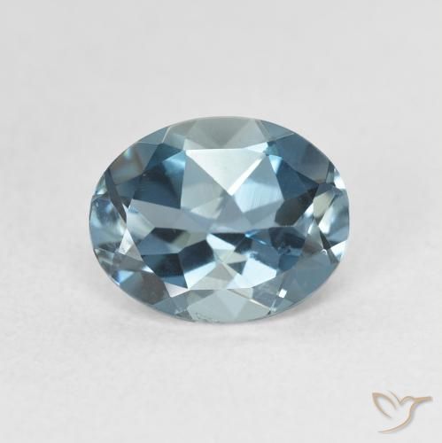 2.11ct Натуральный Лондон-Блю Топаз, Овал, Чистота VS