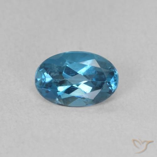 0.50ct Натуральный Лондон-Блю Топаз, Овал, Чистота VVS