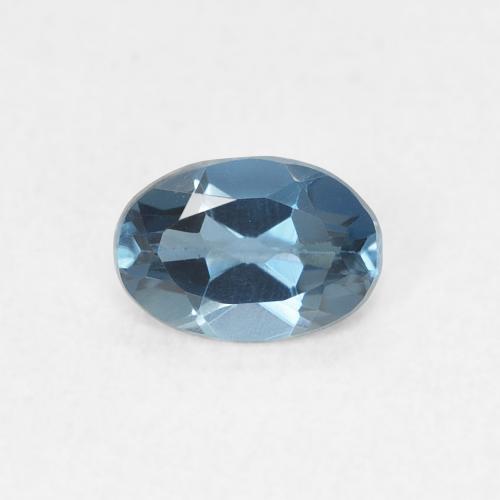0.50ct Натуральный Лондон-Блю Топаз, Овал, VVS-VS