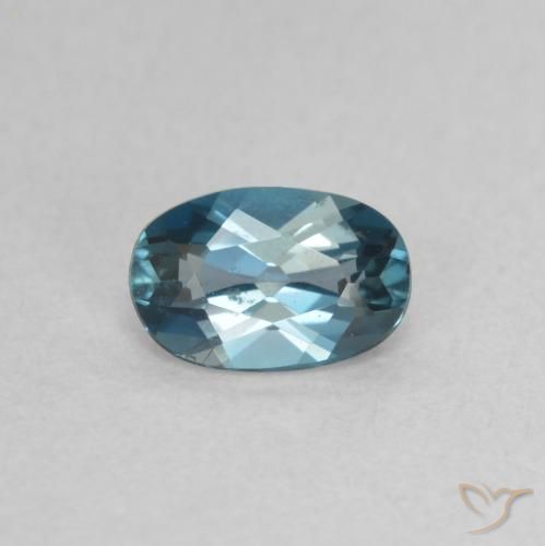 0.50ct Натуральный Лондон-Блю Топаз, Овал, Чистота VVS