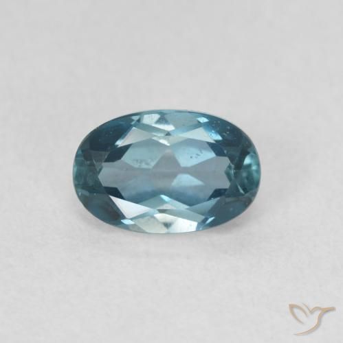 0.66ct Натуральный Лондон-Блю Топаз, Овал, Чистота VVS