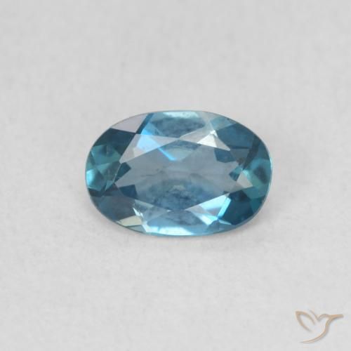 0.52ct Натуральный Лондон-Блю Топаз, Овал, VVS-VS