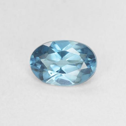 0.49ct Натуральный Лондон-Блю Топаз, Овал, VVS-VS