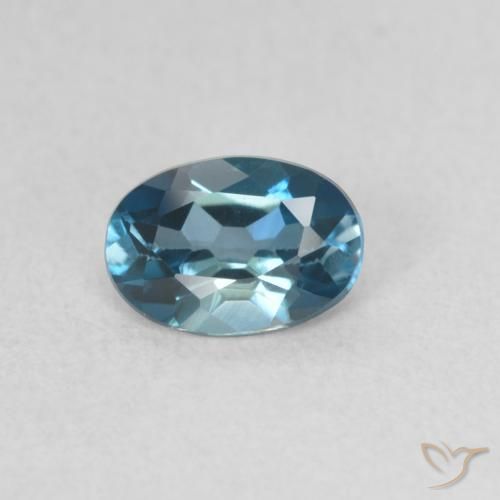 0.53ct Натуральный Лондон-Блю Топаз, Овал, Чистота VS