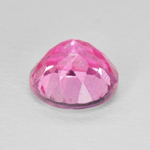 3.81 карата, натуральный Medium Dark-Pink Топаз, Круглый, VVS-VS
