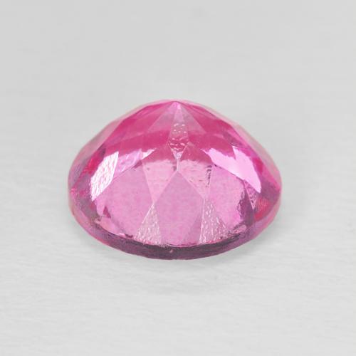 3.47 карата, натуральный Medium Dark-Pink Топаз, Круглый, VVS-VS