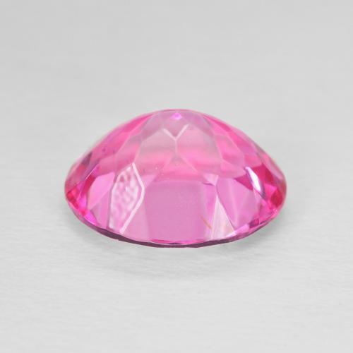 5.66 карата, натуральный Medium Dark-Pink Топаз, Овал, VVS-VS