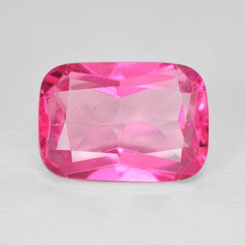 9.60ct Натуральный Medium Dark-Pink Топаз, Подушка, VVS-VS