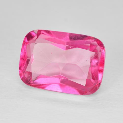 9.60 карата, натуральный Medium Dark-Pink Топаз, Подушка, VVS-VS