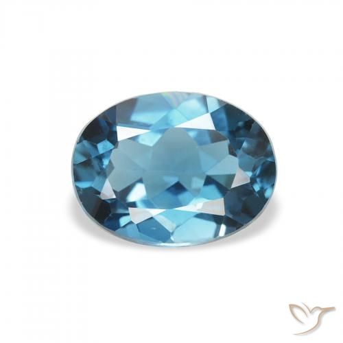 1.62ct Лондон-Блю Топаз, Овал, VVS-VS