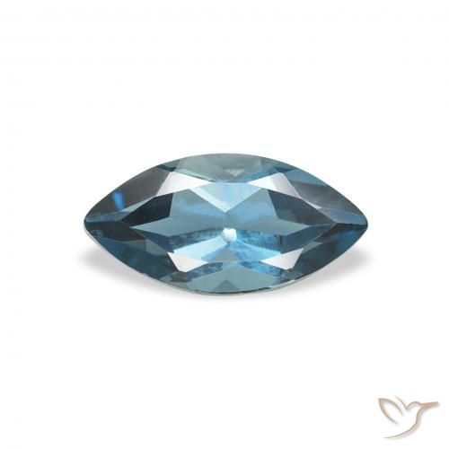 0.68ct Лондон-Блю Топаз, Маркиза, Чистота VS