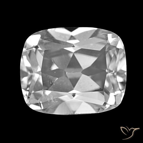 6.04ct Ясно Белый Топаз Драгоценные Камни, Подушка, Чистота VS