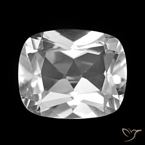 6.04ct Ясно Белый Топаз, Подушка, VVS-VS