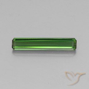 1.44ct Натуральный Зеленый Турмалин, Изумрудная огранка, VVS-VS