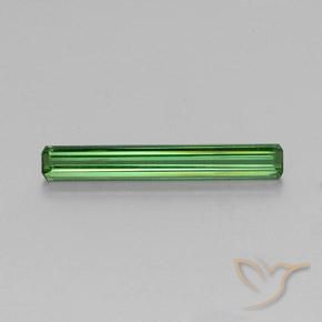 1.44ct Натуральный Средний зеленый Турмалин, Изумрудная огранка, VVS-VS