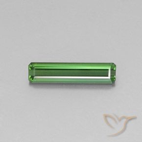 1.96ct Натуральный Средний зеленый Турмалин, Изумрудная огранка, VVS-VS
