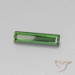 1.96 карата, натуральный Средний зеленый Турмалин, Октагон / Изумрудная Огранка, VVS-VS