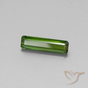 1.93 карата, натуральный Средний зеленый Турмалин, Октагон / Изумрудная Огранка, VVS-VS
