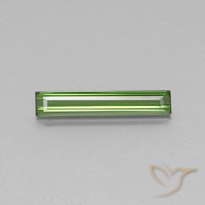 1.72ct Натуральный Зеленый Турмалин, Изумрудная огранка, Чистота VVS