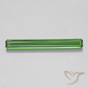 1.57ct Натуральный Средний зеленый Турмалин, Изумрудная огранка, VVS-VS