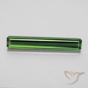 2.41ct Натуральный Землисто-зеленый Турмалин, Изумрудная огранка, VVS-VS