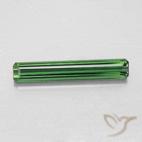 2.00ct Натуральный Зеленый Турмалин, Изумрудная огранка, VVS-VS