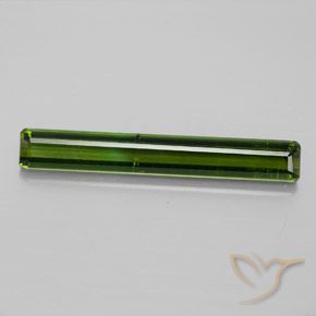 3.44ct Натуральный Темно-зеленый Турмалин, Изумрудная огранка, SI