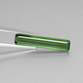 3.06 карата, натуральный Зеленый Турмалин, Изумрудная огранка, VVS-VS